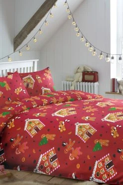 Bedlam Gingerbread Duvet Cover And Pillowcase Set