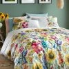 Voyage Sunflower Cotton Sateen Duvet Cover And Pillowcase Set -Furn Online M91419s