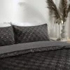 Next Luxe Velvet Geo Duvet Cover And Pillowcase Set
