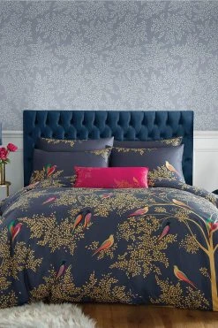 Sara Miller Smokey Birds Duvet Cover And Pillowcase Set