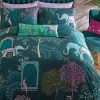 Sara Miller Elephants Oasis Duvet Cover And Pillowcase Set -Furn Online T07 143s