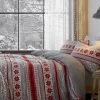 Catherine Lansfield So Soft Velvet Touch Fairisle Duvet Cover And Pillowcase Set -Furn Online T09994s