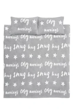 Catherine Lansfield Cosy Up Tufted Fleece Duvet Cover And Pillowcase Set -Furn Online T10000s5