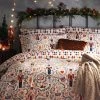 Furn. Nutcracker Christmas Reversible Duvet Cover And Pillowcase Set -Furn Online T20500s