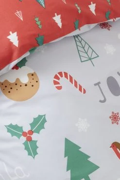 Catherine Lansfield Fa La La Christmas Duvet Cover And Pillowcase Set 8 Catherine Lansfield Fa La La Christmas Duvet Cover And Pillowcase Set -Furn Online T24402s3