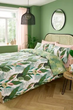 Kate Merritt Tropical Garden Duvet Cover And Pillowcase Set