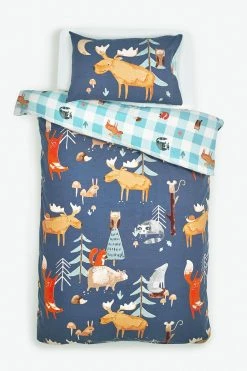 Alternative view of Next Woodland 100% Cotton Brushed Duvet Cover And Pillowcase Set