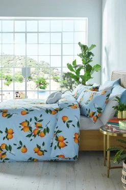 Skinnydip Orange Blossom Duvet Cover And Pillowcase Set
