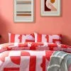 Furn Manhatten Contrasting Geometric Duvet Cover And Pillowcase Set -Furn Online T73737s