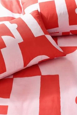 Furn Manhatten Contrasting Geometric Duvet Cover And Pillowcase Set -Furn Online T73737s4