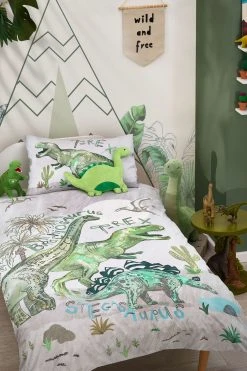 Next Dinosaur Printed Duvet Cover And Pillowcase Set