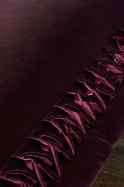 Next Luxe Velvet Ruched Duvet Cover And Pillowcase Set -Furn Online U08365s4