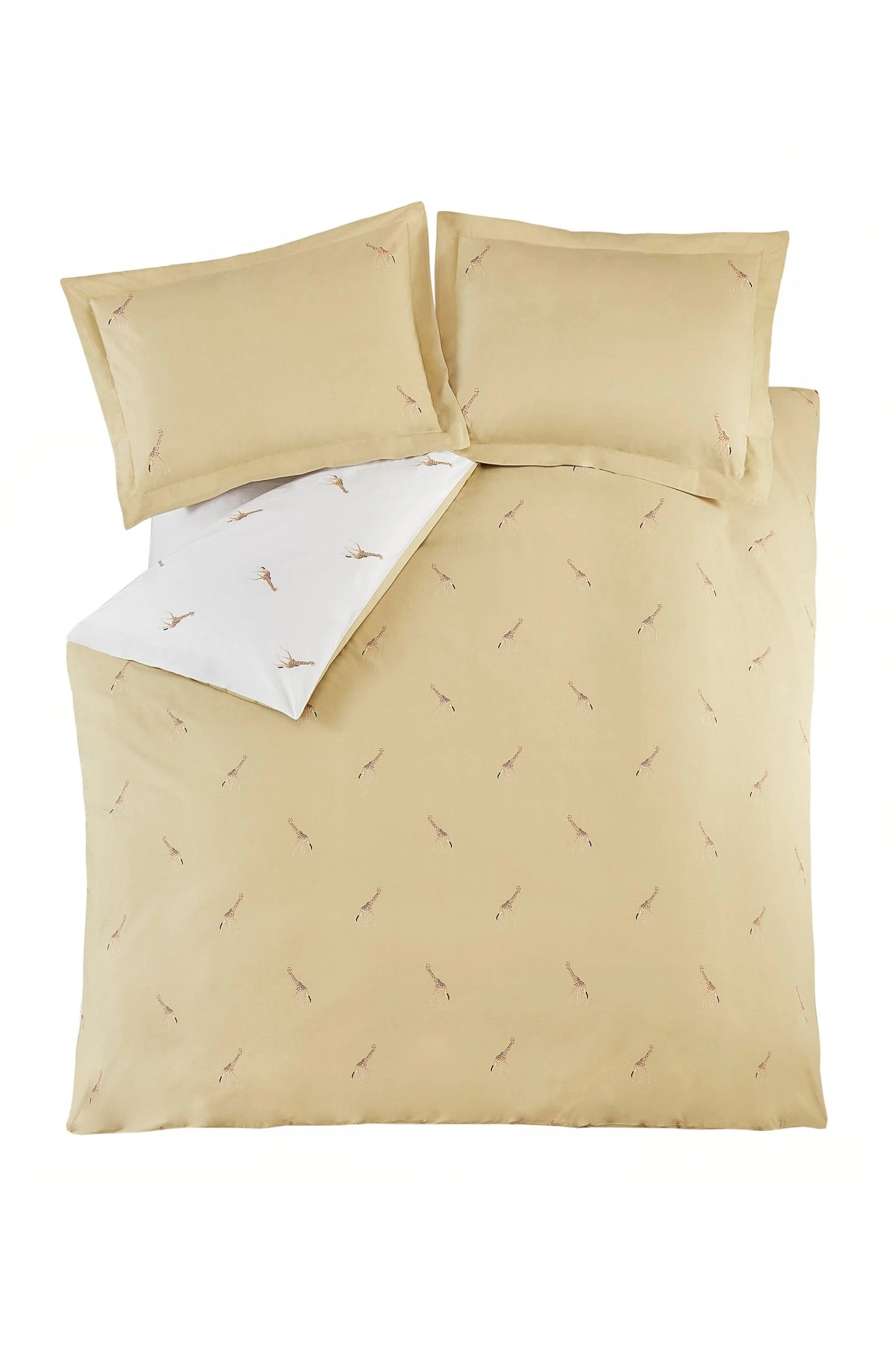 Sophie Allport ZSL Giraffe Duvet Cover And Pillowcase Set 5 Sophie Allport ZSL Giraffe Duvet Cover And Pillowcase Set - Image 3