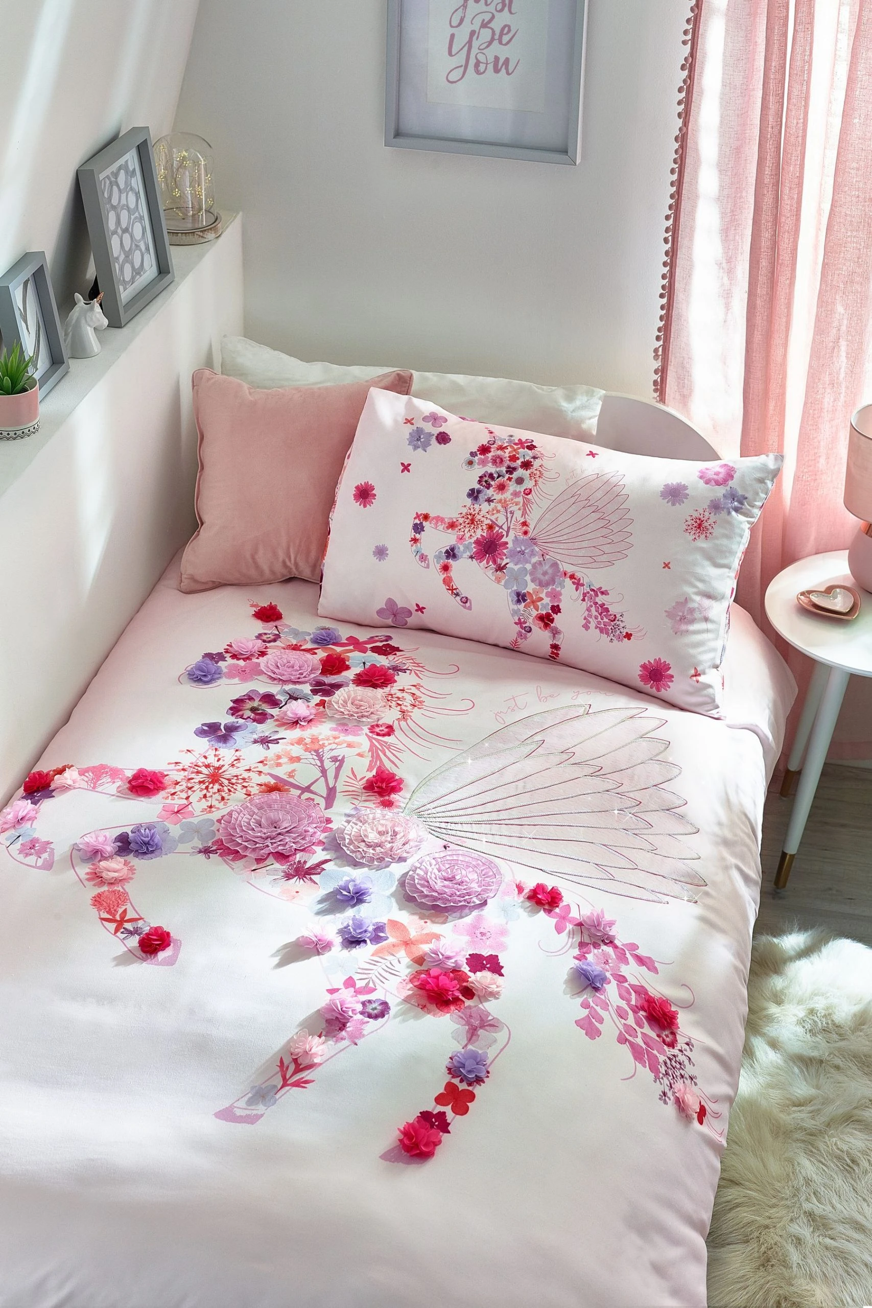 Next Unicorn Embellished Duvet Cover And Pillowcase Set 3 Next Unicorn Embellished Duvet Cover And Pillowcase Set