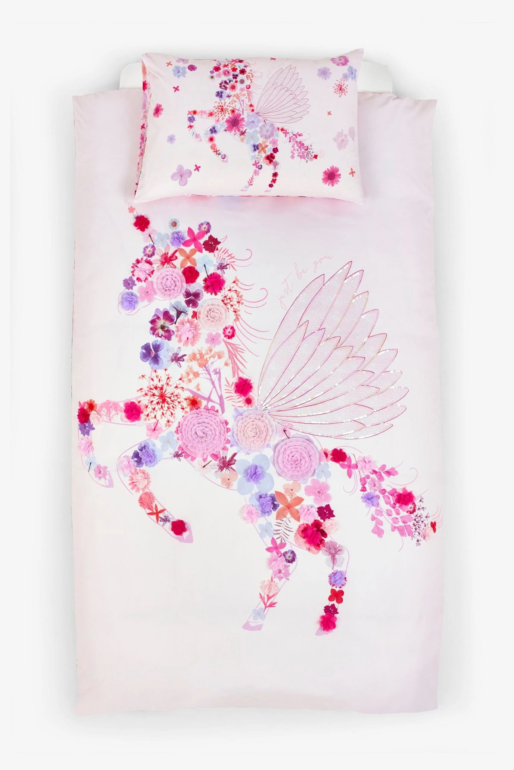 Next Unicorn Embellished Duvet Cover And Pillowcase Set 6 Next Unicorn Embellished Duvet Cover And Pillowcase Set - Image 4