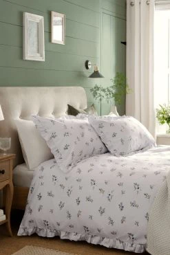 Next Ditsy Floral Frill Edge Duvet Cover And Pillowcase Set -Furn Online U55 364s3
