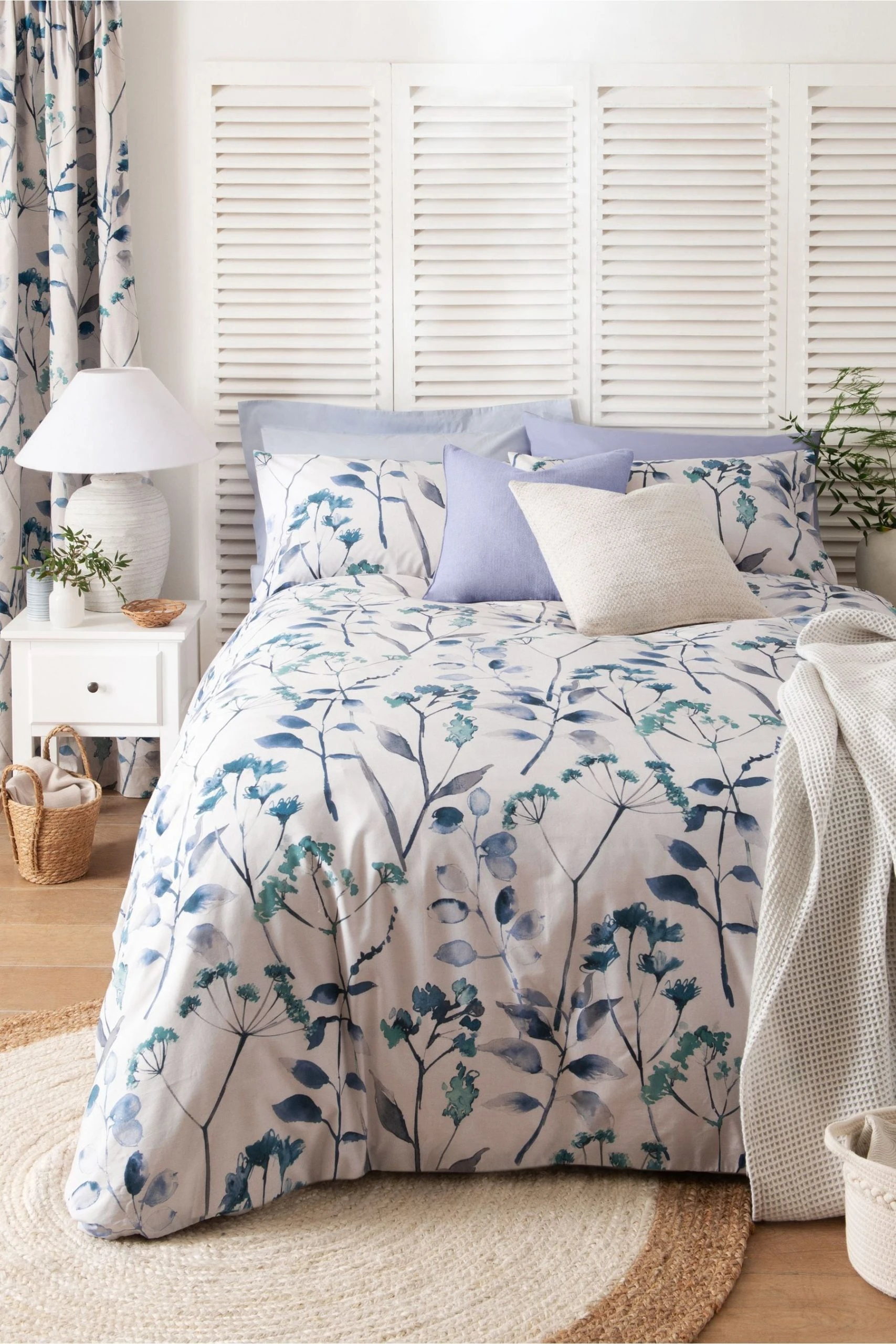 Next Isla Floral 100% Cotton Duvet Cover And Pillowcase Set 3 Next Isla Floral 100% Cotton Duvet Cover And Pillowcase Set