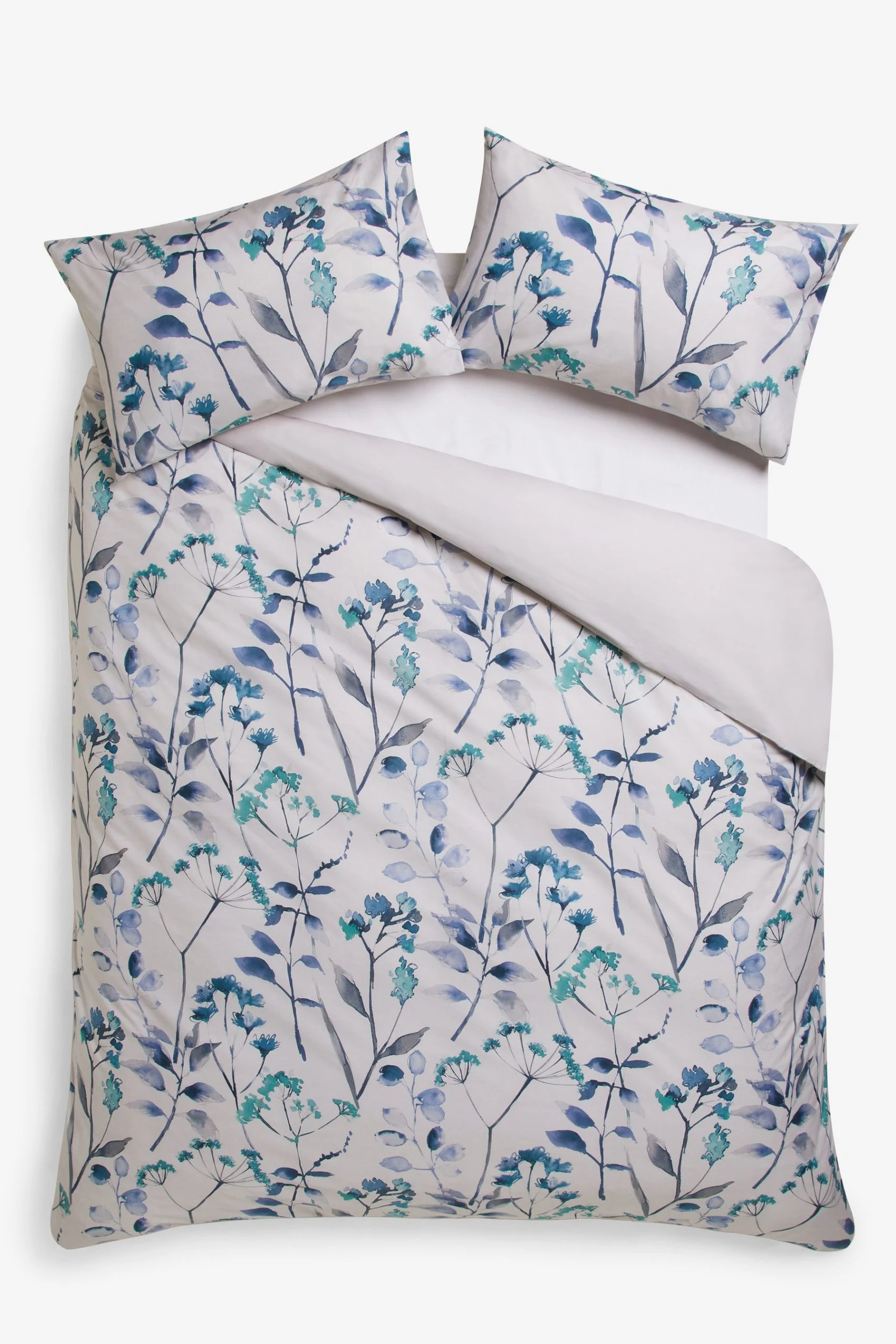 Next Isla Floral 100% Cotton Duvet Cover And Pillowcase Set 5 Next Isla Floral 100% Cotton Duvet Cover And Pillowcase Set - Image 3