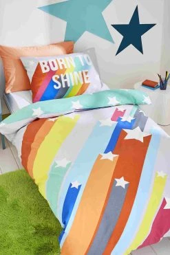 Born To Kids Shine Organic Cotton Duvet Cover And Pillowcase Set