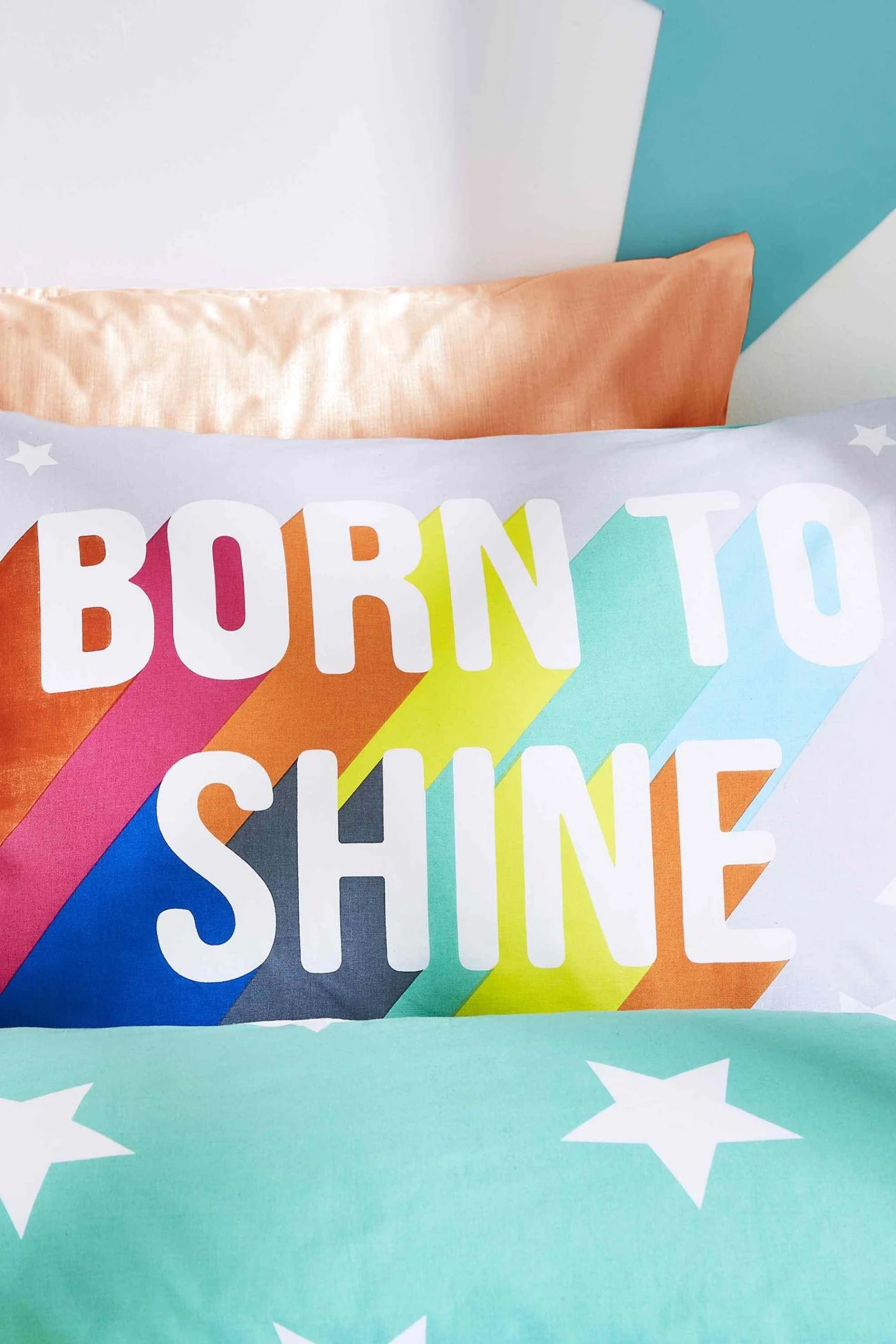 Born To Kids Shine Organic Cotton Duvet Cover And Pillowcase Set 5 Born To Kids Shine Organic Cotton Duvet Cover And Pillowcase Set - Image 3