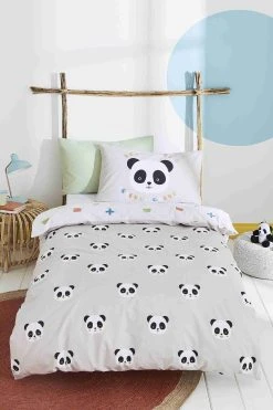 Born To Kids Be A Pandas Friend Organic Cotton Duvet Cover And Pillowcase Set
